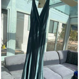 Silver Evening Dress Size Small